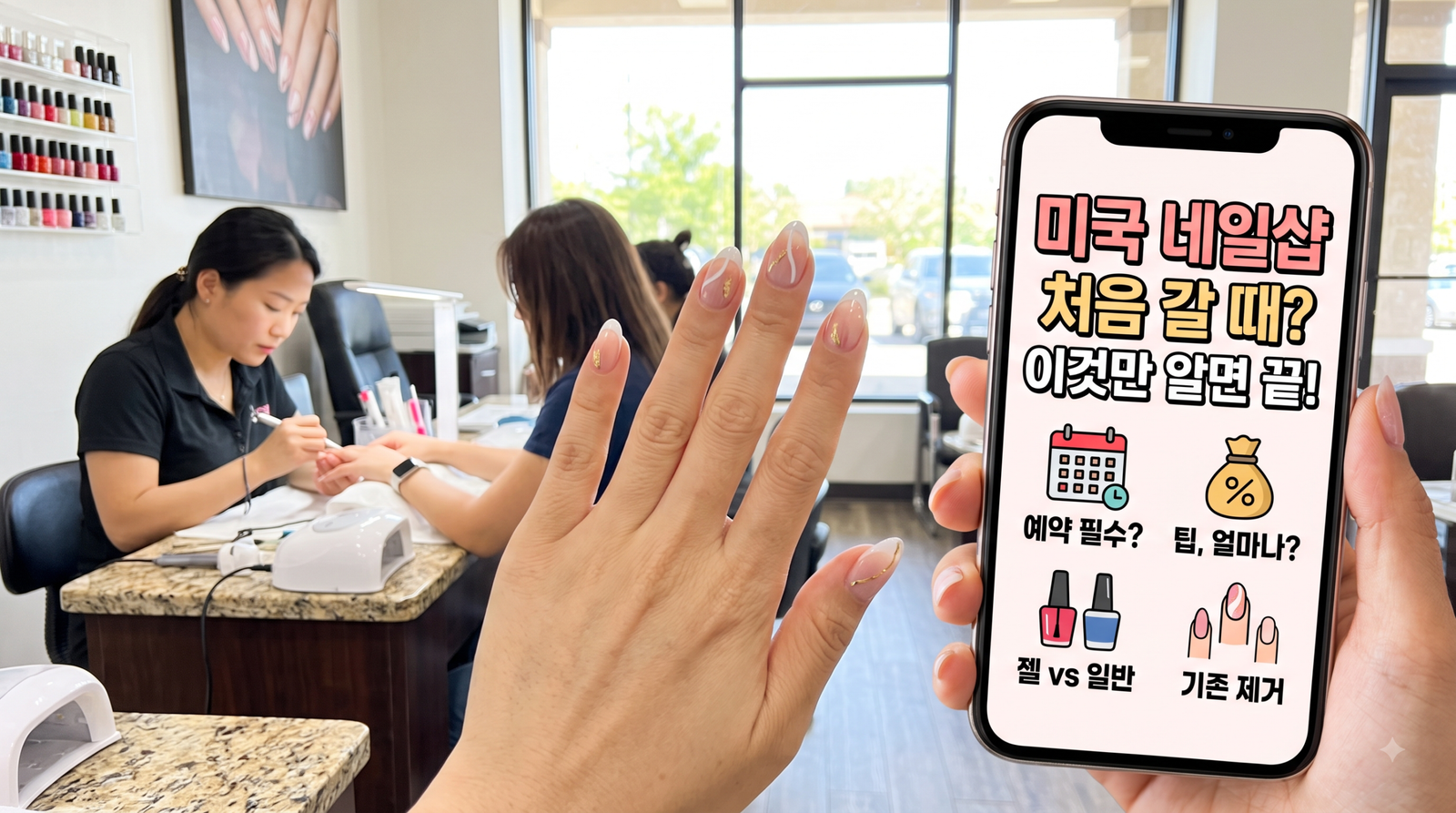 미국 네일샵 첫방문 썸네일