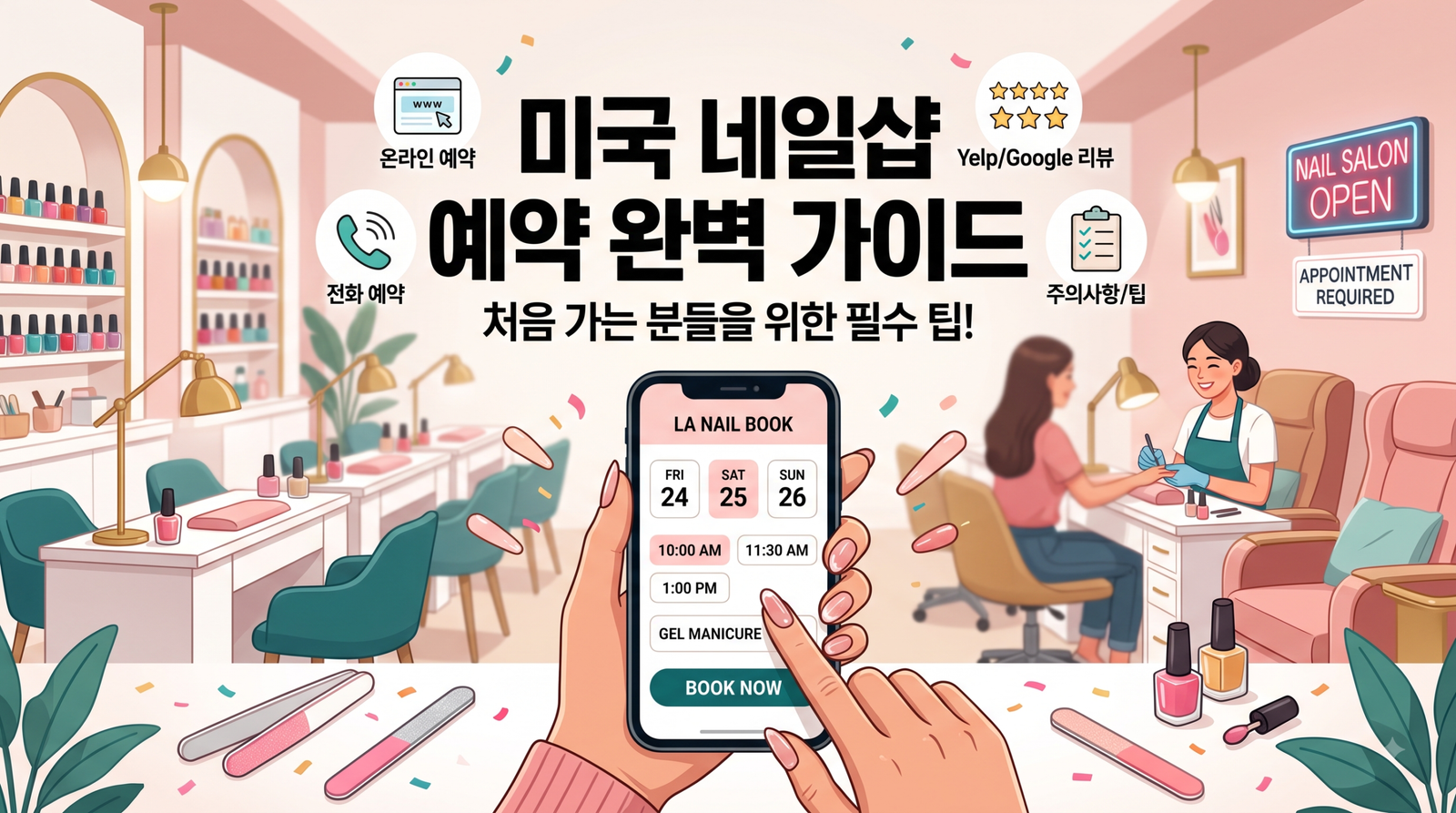 네일샵 예약 썸네일