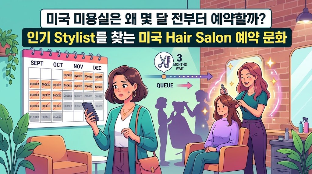 미국 미용실 예약 문화 썸네일